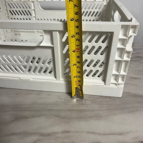 Plastic Foldable Storage Crate Folding Box Basket Stackable Storage Box - Picture 6 of 8